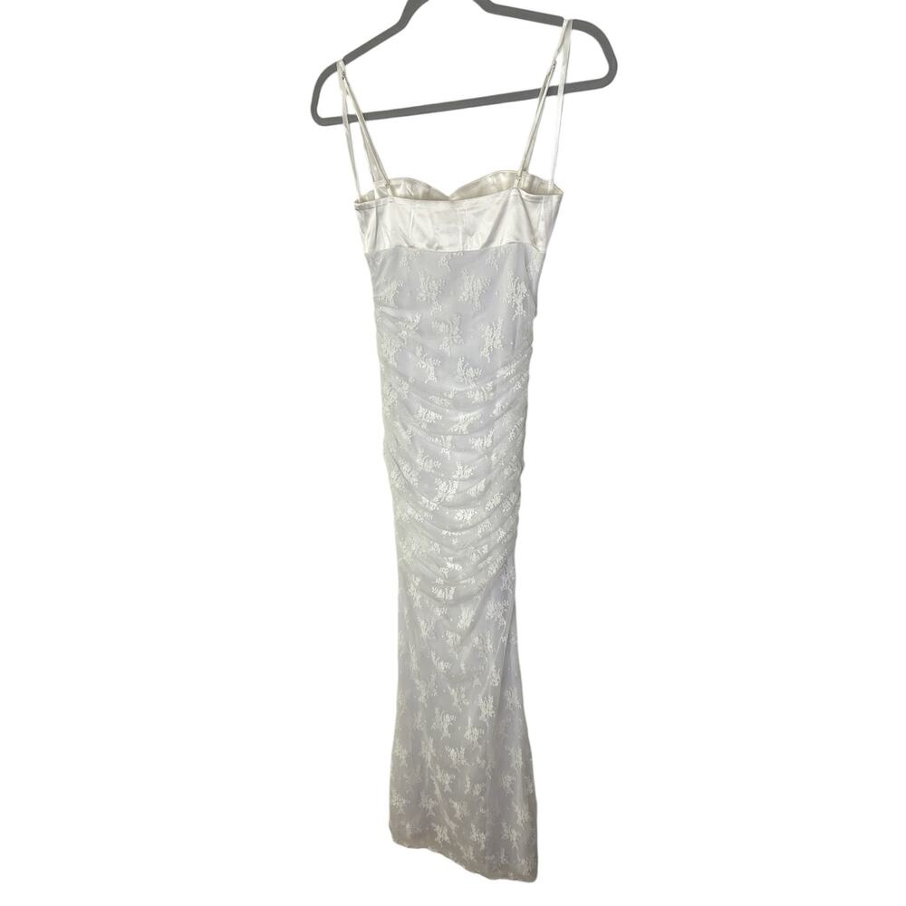 Majorelle Leonie Floral Lace Rosette Maxi Bridal Wedding Coquette Cocktail S - Picture 13 of 13